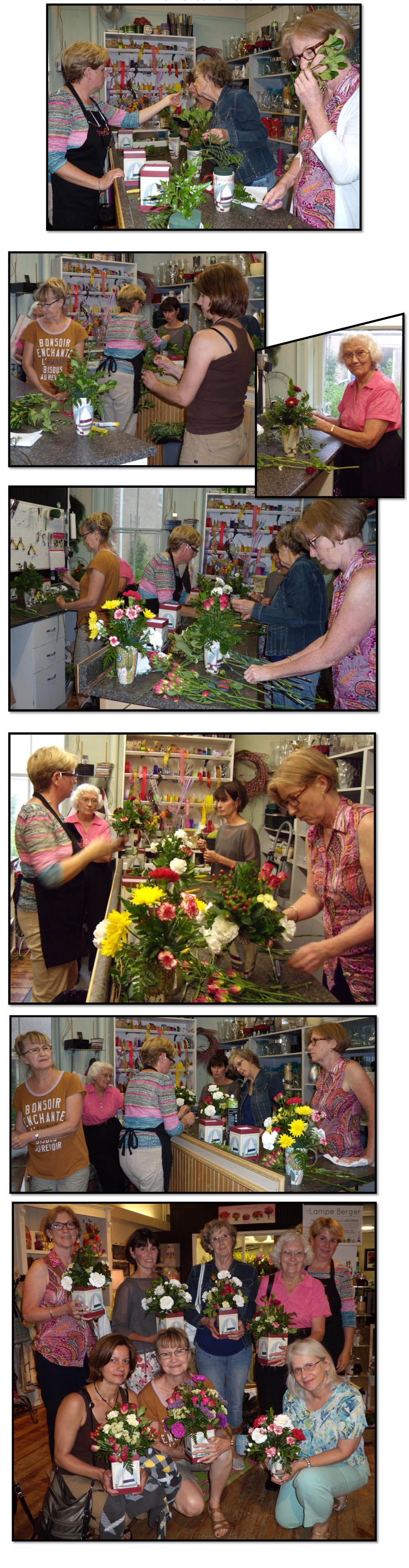 Uxbridge Horticultural Society Workshop at Keith's Flowers June 1515, 2015
