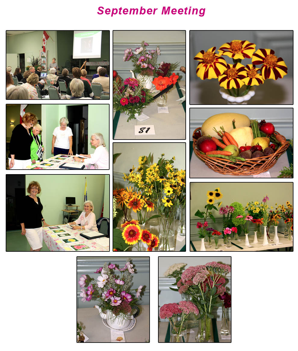 Uxbridge Horticultureal Society - September Meeting